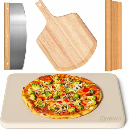 Rectangle Pizza Stone Set