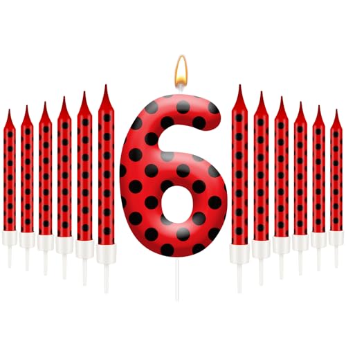 Themed Birthday Candles Set Number Candle Birthday Party Decoration Cake Topper for Party Decoration Theme Party Supplies