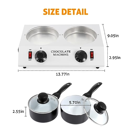 Chocolate Melting Pot Chocolate Tempering Machine Electric Melter Fondue Pot