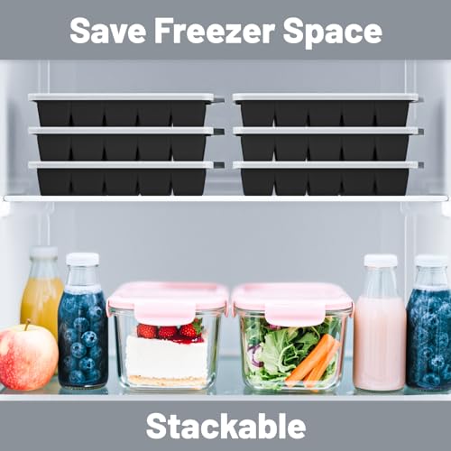 Silicone Ice Cube Tray 3 Pack