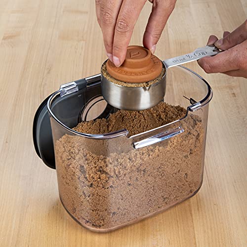 International ProKeeper+ Clear Plastic Airtight Food Baker's Kitchen Storage Organization Container Canister Set with Magnetic Accessories