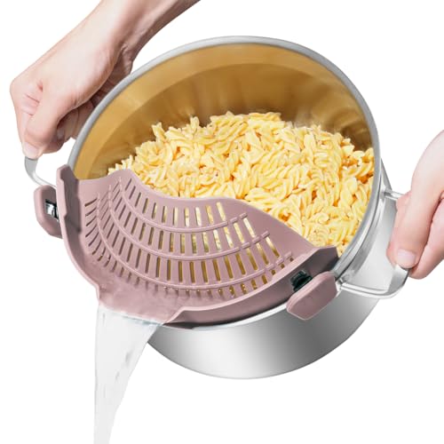 Clip On Strainer Silicone for All Pots and Pans
