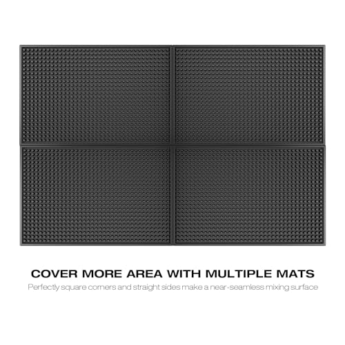Bar Mat for Home Bar Drink Mat for Countertop 18"x12" 4PCS (18"x12")