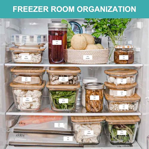 Blank Removable Freezer Labels