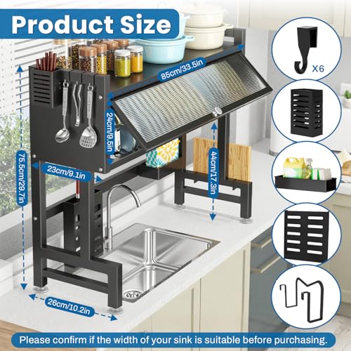 Over the Sink Dish Drying Rack