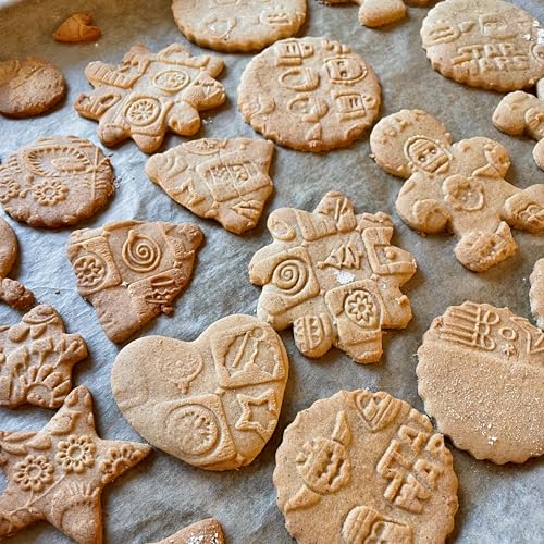 Embossing Rolling Pin Laser engraved rolling pin Gift for pottery and cookies by Algis Crafts