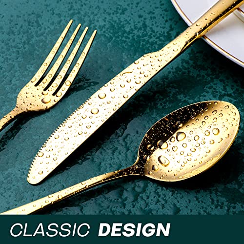 Gold Silverware Set
