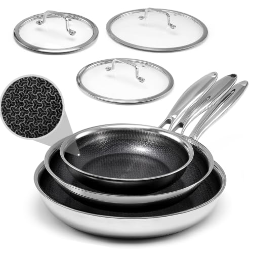 Non stick frying pans 8 10 12 pans