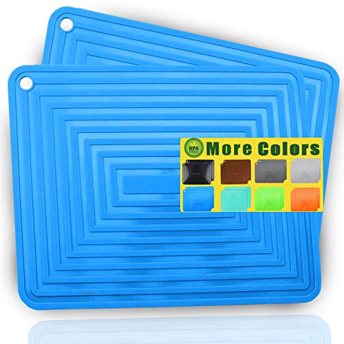 2 Pack Large Silicone Trivet Mats