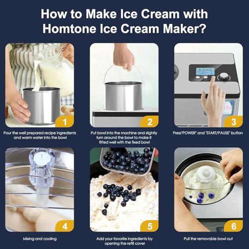 Ice Cream Maker Machine with Compressor