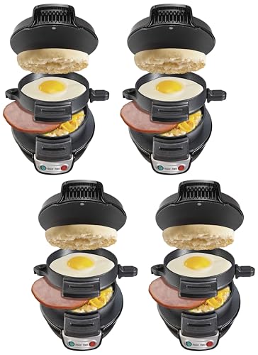 Breakfast Sandwich Maker with Egg Cooker Ring