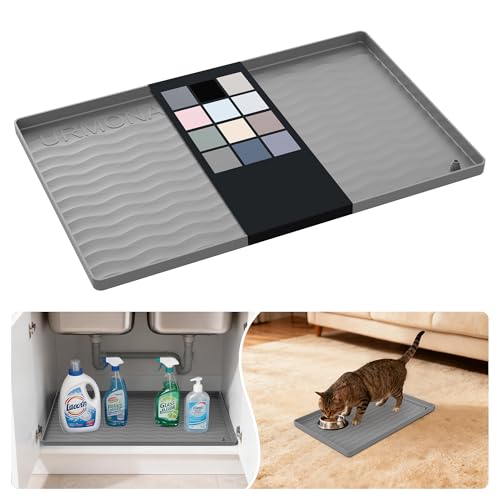 Waterproof Silicone Under Sink Mat Shelf Liner for Kitchen and Bathroom