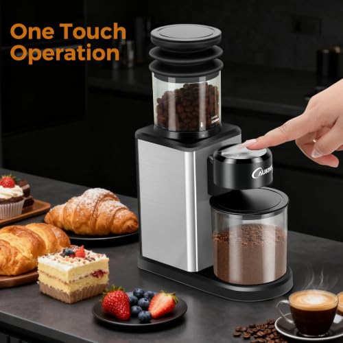 Electric Coffee Grinder for Home (Light Black)