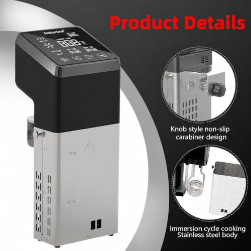 Commercial Sous Vide Cooker 1400W WiFi (Gunmetal)