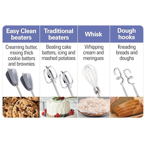 6 Speed Electric Hand Mixer with Whisk
