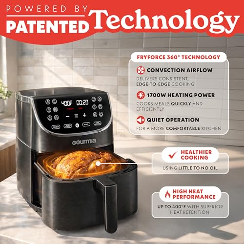 Air Fryer 7 Qt Large Capacity with LED Display