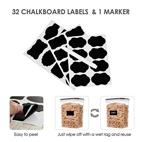 32pcs Airtight Food Storage Containers Set