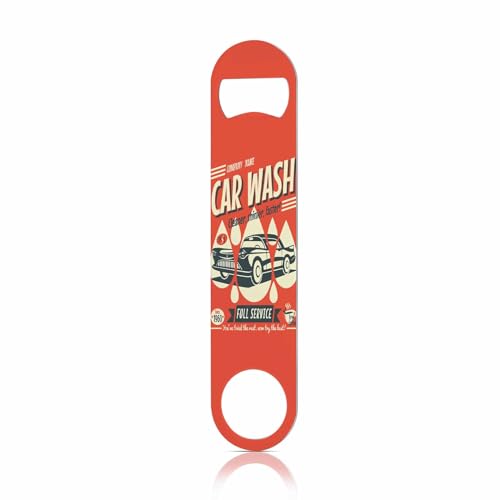 American Flag Stainless Steel Bottle Opener Vintage Abstract USA Flag Patriotic July 4th Independance Day Flat Beer Bottle Opener Keychain for Home Kitchen Bar Restaurant Party Birthday Gift