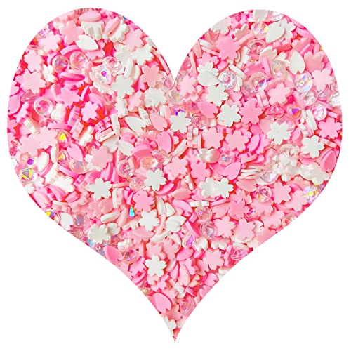 Fake Sprinkles Resin Sprinkles Fake Candy Sprinkles Clay Sprinkles Polymer Sprinkles Polymer Clay Slices for Nail Art DIY Crafts Cake Phone Case