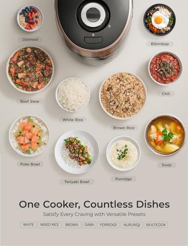 HP Pressure Rice Cooker 12 Menu Options