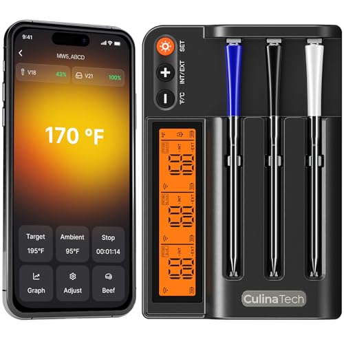 Wireless Meat Thermometer Long Range