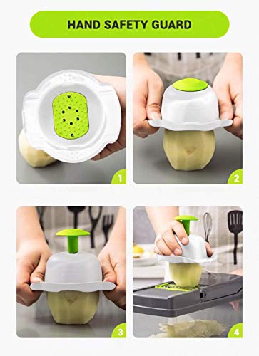 Vegetable Chopper With Container (Lime)