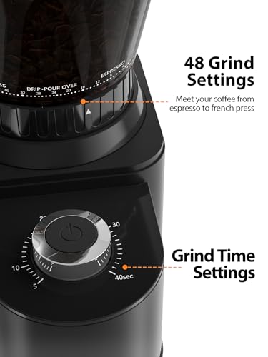 Burr Coffee Bean Grinder (Black)