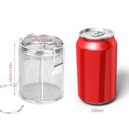 Spice Seasoning Strainer Stainless Steel Tea Strainer Soup Seasonings Seperation Basket Spice Filter