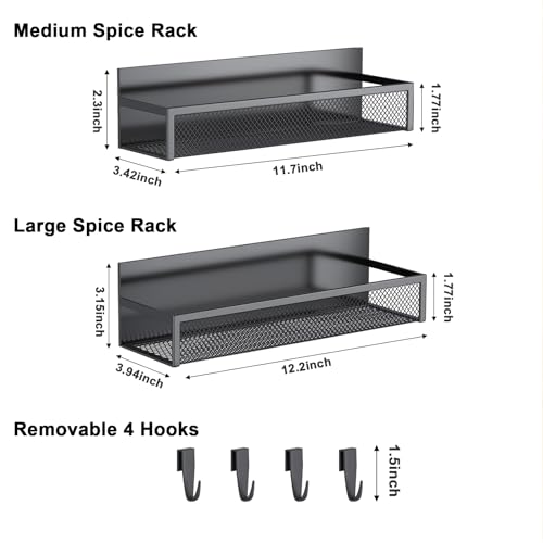 Magnetic Spice Rack for Refrigerator