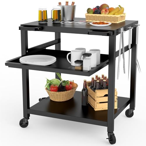 Outdoor Grill Prep Table