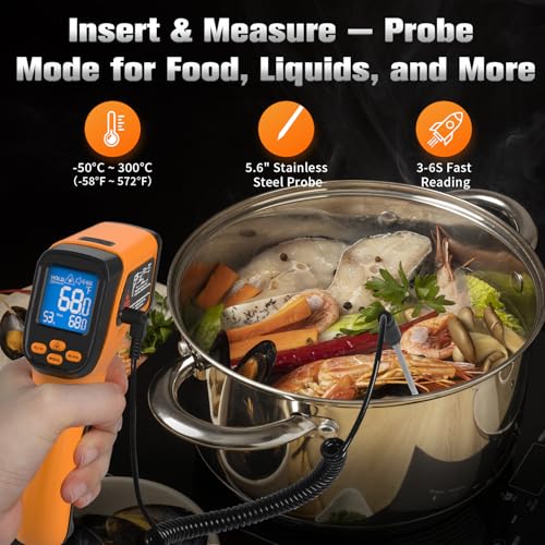 Infrared Thermometer Temperature Gun Digital Laser IR Temp Gun
