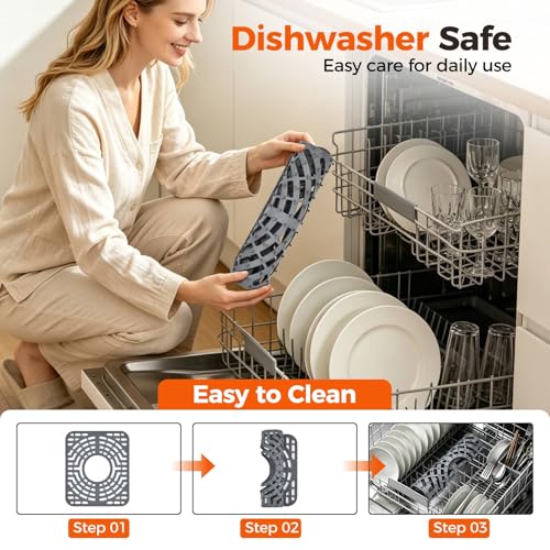 Silicone Sink Protector for Kitchen Sink (12x14 center)