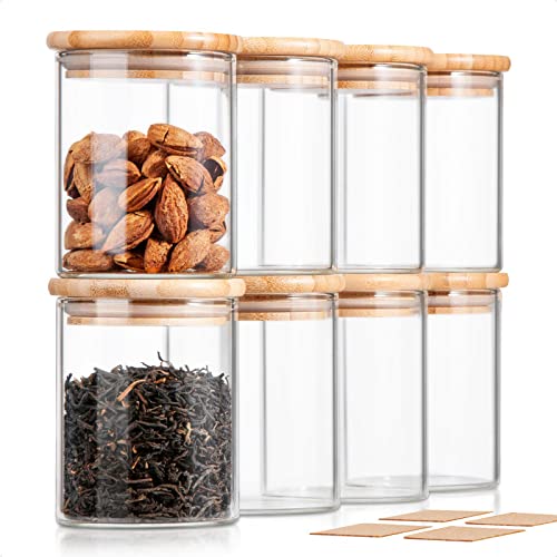 Glass Jars with Bamboo Lid