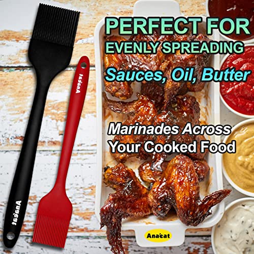 Silicone Basting Pastry Brushes Set