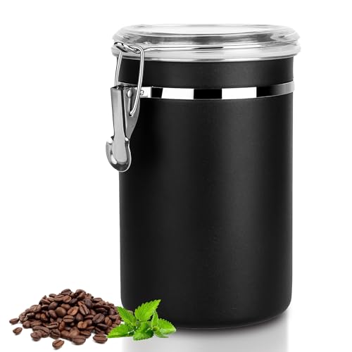 Stainless Steel Food Container with Clear Lids Airtight Container Stackable Small Canisters Kitchen Pantry Storage for Cereal