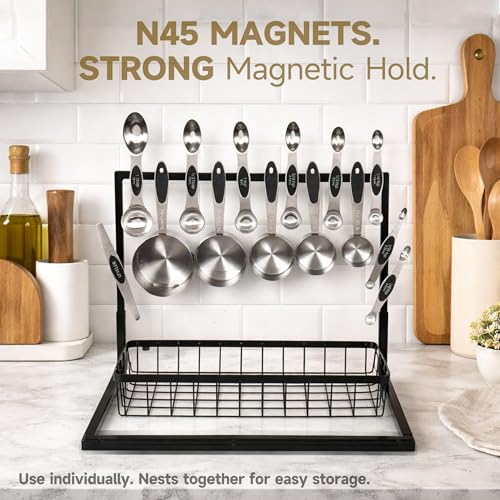10 Piece Magnetic Measuring Cups and Spoons Set