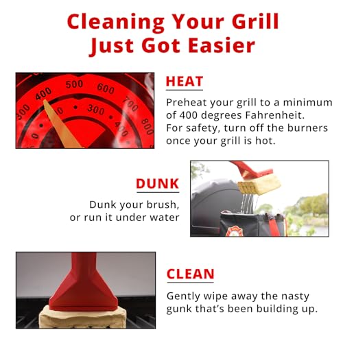BBQ Replaceable Scraper Cleaning Head