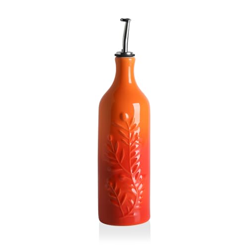 Sweejar Large Olive Oil Dispenser Bottle with Spout