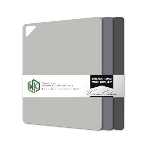 Flexible Plastic Cutting Boards Mats for Kitchen