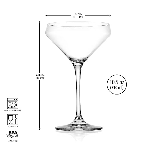 Glasses Set of 2 Cocktail Glasses