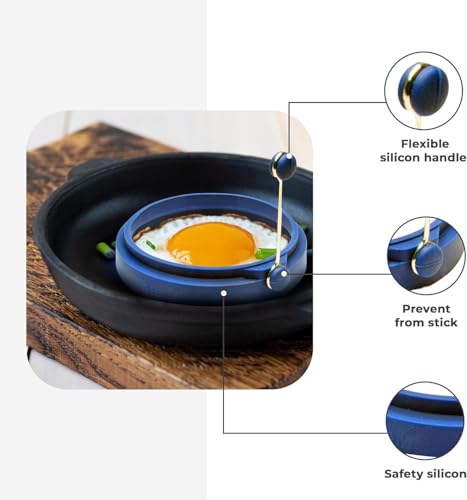 Professional 4 Inch Silicone Egg Ring by Abam