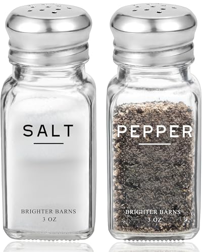 Luxury Salt and Pepper Shakers Set by Brighter Barns