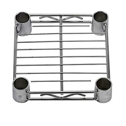 Shelving Inc. 8" d Chrome Wire Shelving with 3 Tier Shelves