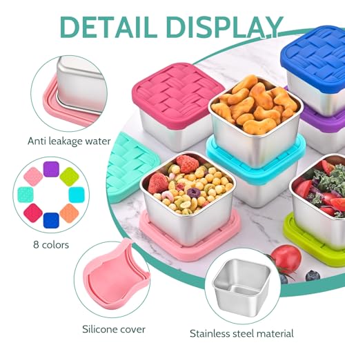 Stainless Steel Snack Containers for Kids