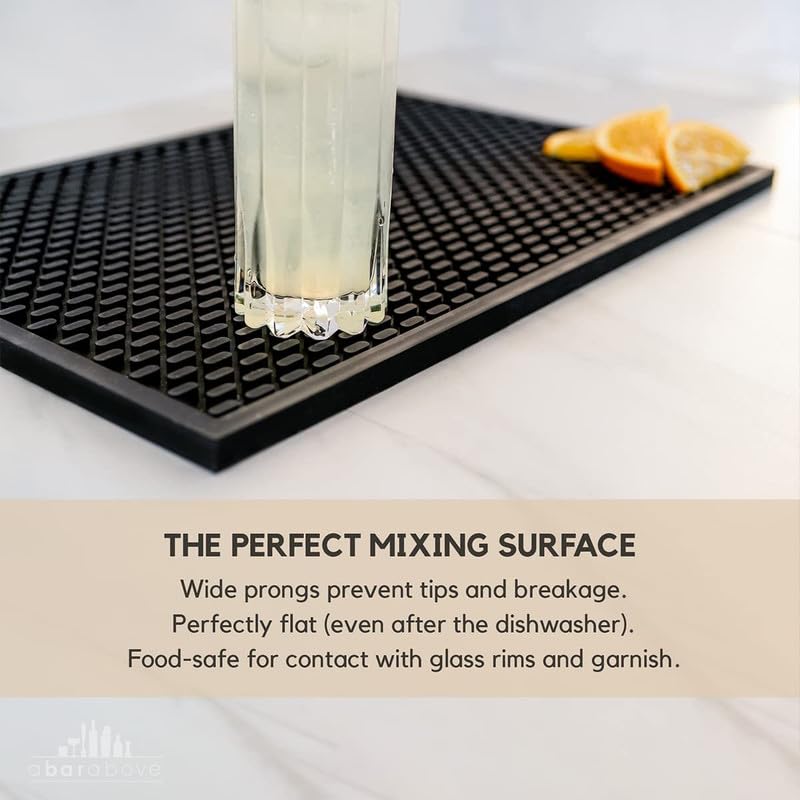 Heavy Duty Bar Mat (Black / Single 12" x 18")
