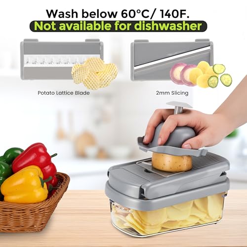 Vegetable Chopper (Silver Gray)