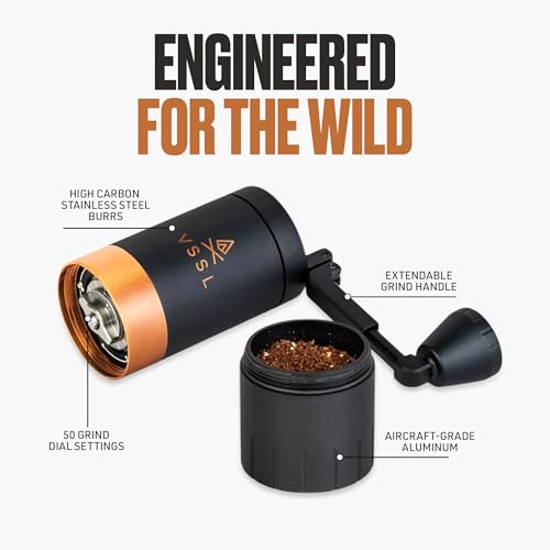 Java G25 Premium Manual Coffee Grinder (Carbon / 25 Gram Standard)
