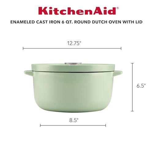 Enameled Cast Iron Dutch Oven (Pistachio)