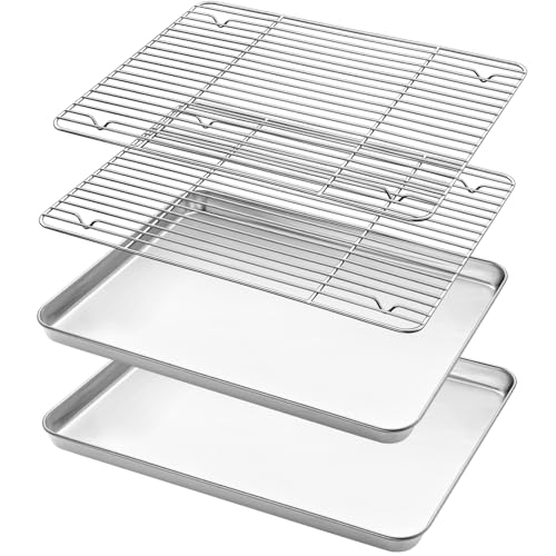 Stainless Steel Baking Sheets with Rack