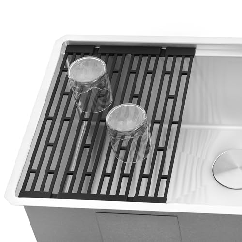 Silicone Foldable Drying Rack (Black)